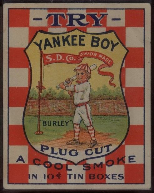 1880s Yankee Boy Plug Cut Trade Card